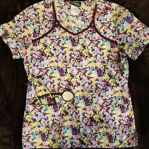 Runway by Cherokee Scrub Top